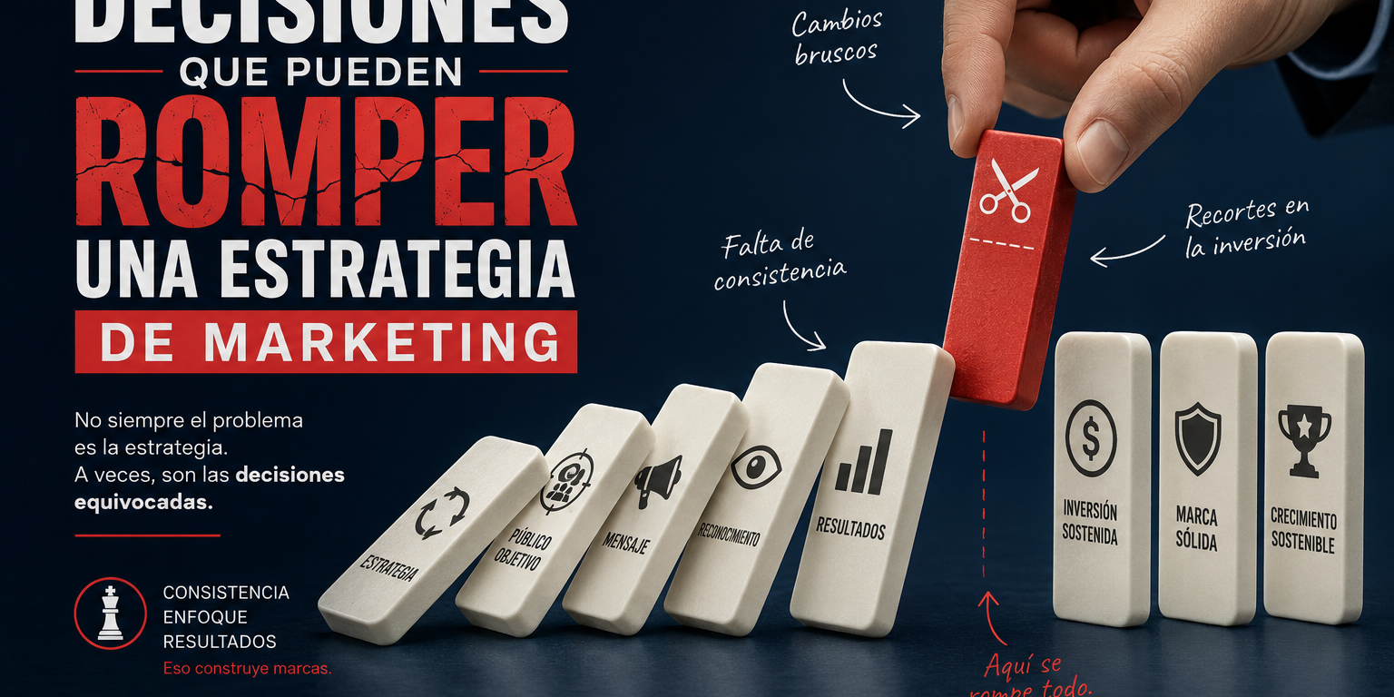 las decisiones que pueden romper una estrategia de marketing