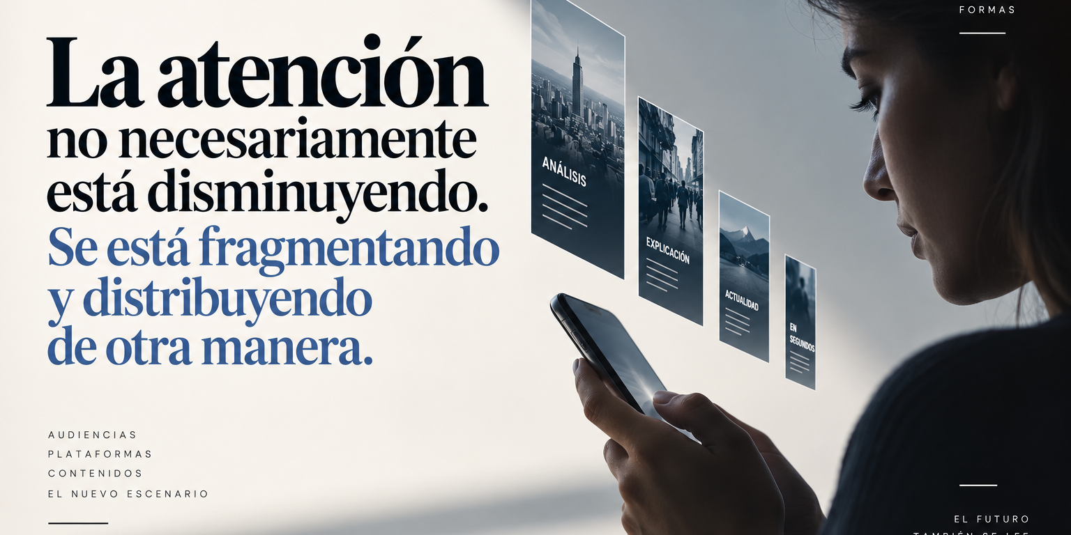 El consumo de la atención está cambiando y el video es el protagonista